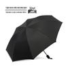 Fully Automatic Three-Fold UV Protection Black Glue Umbrella with Logo for Rain or Shine