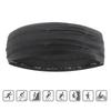 Elastic Sport Headbands Absorbent Sweatbands Hair Bands for Yoga Running Fitness Gym AccessoriesGray