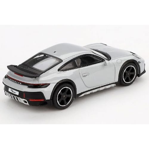 MINI GT 1/64 Scale Porsche 911 Dakar Ice Gray Metallic (Left-Hand Drive) Finished Model MGT00891-L