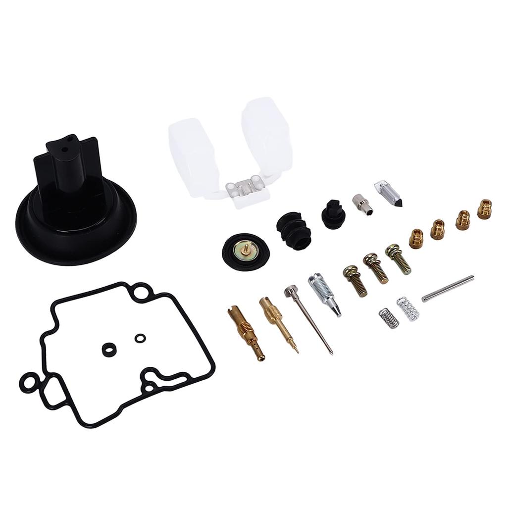 25-piece Carburetor Rebuild Kit with Jet Needle Nozzles, Replacement for KT CVK24 with Accelerator Pump, Complete Components for Maintenance