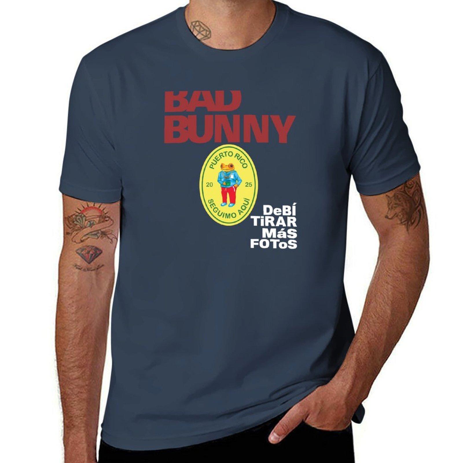 Bad Bunny Debi Tirar Mas Fotos DTMF 2 TShirt Daily Wear Print TShirt S