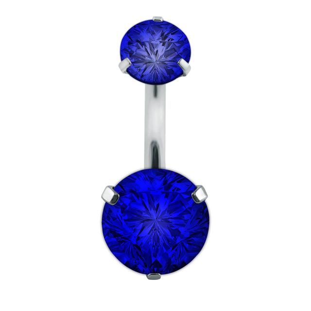 Kristallnavelpiercingar Navelpiercing Zirkon Hängande Kropp Navelpiercing Smycken För Kvinnor Strand Navelpiercingar
