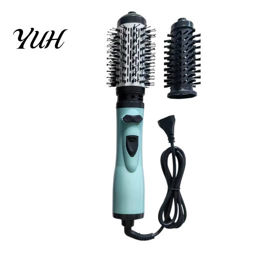 Asciugacapelli Portatile per Viaggio 3-in-1 Spazzola ad Aria Calda Rotante, E Spazzola Styling Impostazioni Fredde, Styler Lisciante Arricciante Anti Scottatura