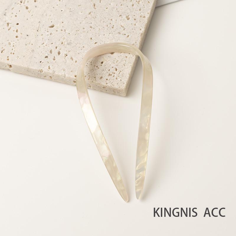 Korean Minimalist Acetate Ball Head Hairpin