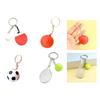 Sports Equipment Racket Keychain Fun And Practical Miniature Racket Keychain Pendant Charm For All Sports Fans