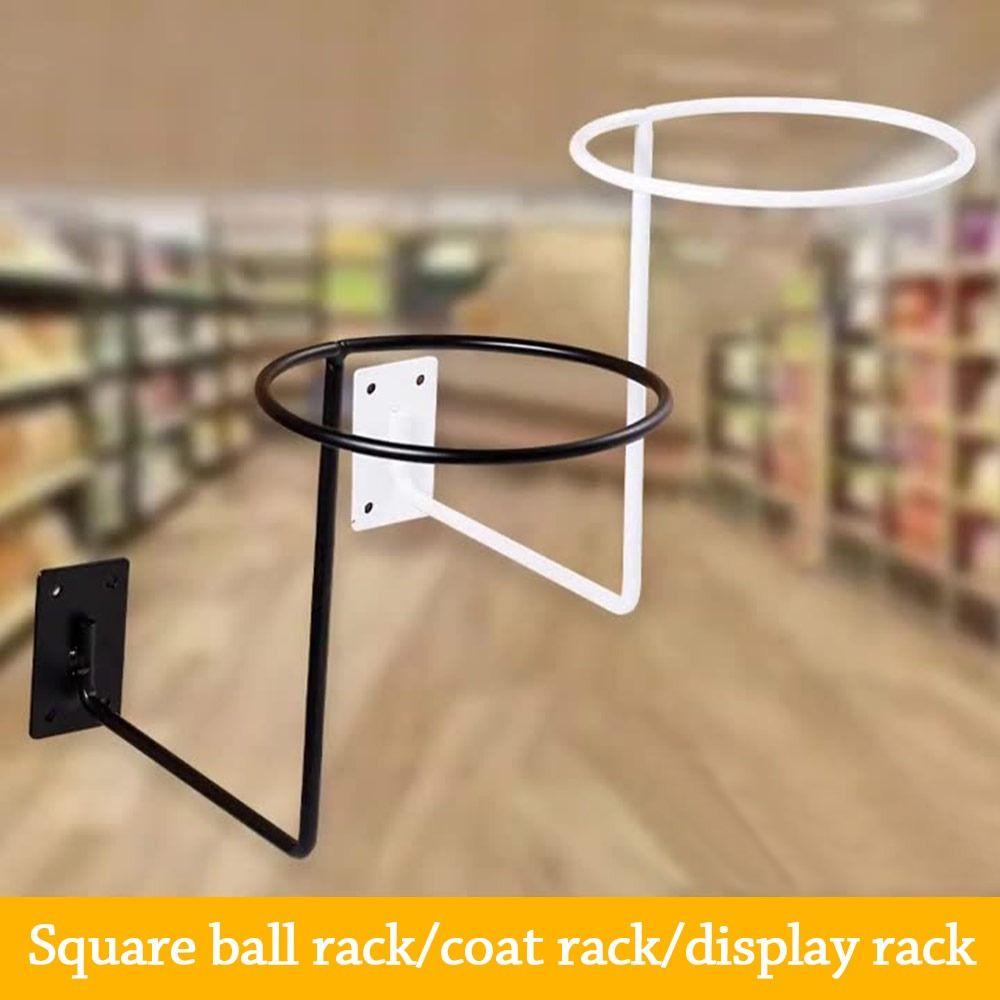 Wall-Mounted Helmet Hanger Display Rack Black White Storage Helmet Display Stand  Storage Display