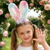 Rabbits Ears Hairband Photo Props Easter Hair Hoop Hairband Party Headpiece Fun Headbands for Music Festival