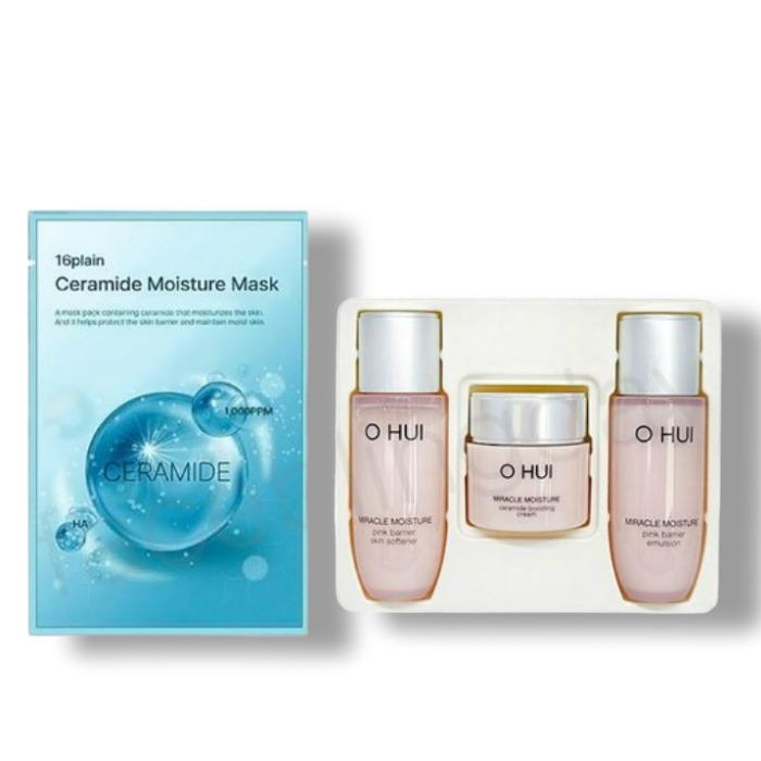 O HUI Miracle Travel 3-Piece Set+Mask Pack