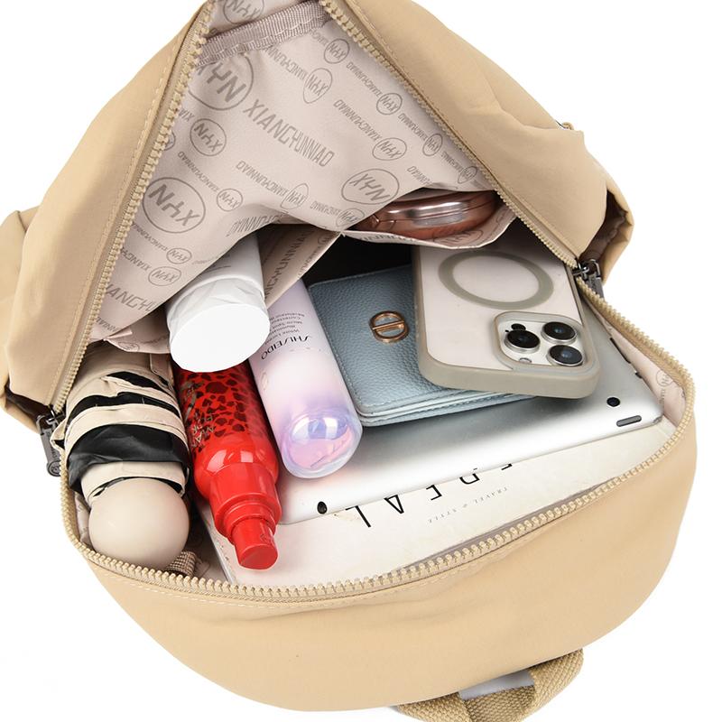 Damen Rucksack Student Große Kapazität Schultasche Leichter Nylon Reiserucksack