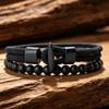 New 2Pcs Men Bracelet Set Premium Selected 4mm Cord Multiple Colors And Sizes Available Casual Street Versatile Wrist Accessory