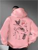 Tokyo Japan Crane Hoodie Unisex Men Women Japanese Bird Red Sun Graphic Back Print Minimalist Casual Streetwear Pullover