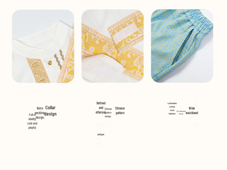 Dziecięcy strój etniczny Dai dla chłopców i dziewcząt - Wiosna, Lato, Jesień strój do występów