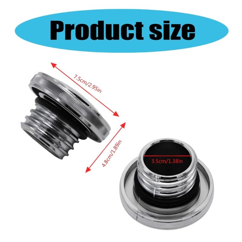 Motorcycle Gas Fuel Caps Cover with Antitheft Feature Aluminum Alloy Secure Locking Precisions Sealing for Daily Riders