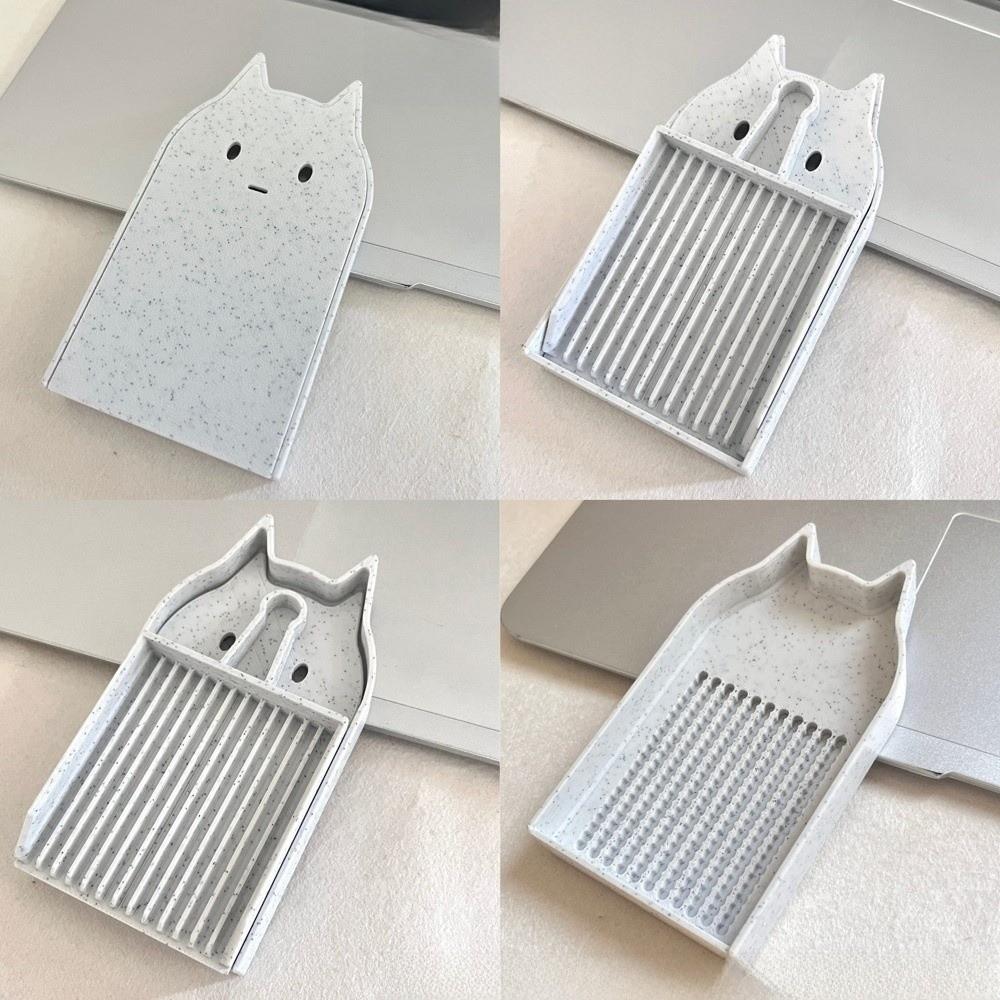 New PP 2-in-1 Bean Tray and Shovel Handmade Cat-shaped 2.6mm Beads Tray DIY Handmade Beads Toy Gift