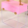 Clear Acrylic Plastic Jewelry Box Storage Box Cube Containers with Lids for Candy Pill and Tiny Jewelry and Chocolates Acrylic Candy Boxes