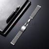 Five Beads Straight End Stainless Steel Bracelet Belt for Jubilee for Rolex Metal Watch Band 20mm 22mm Strap for Men Women Belt