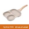 Antihaft-Frühstückspfanne mit 3 Vertiefungen