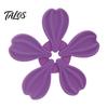 Talos Petal Shaped Coaster, Heat Resistant Silicone Mat, Non-Slip Dishwasher Safe Pot for Kitchen Dining Room