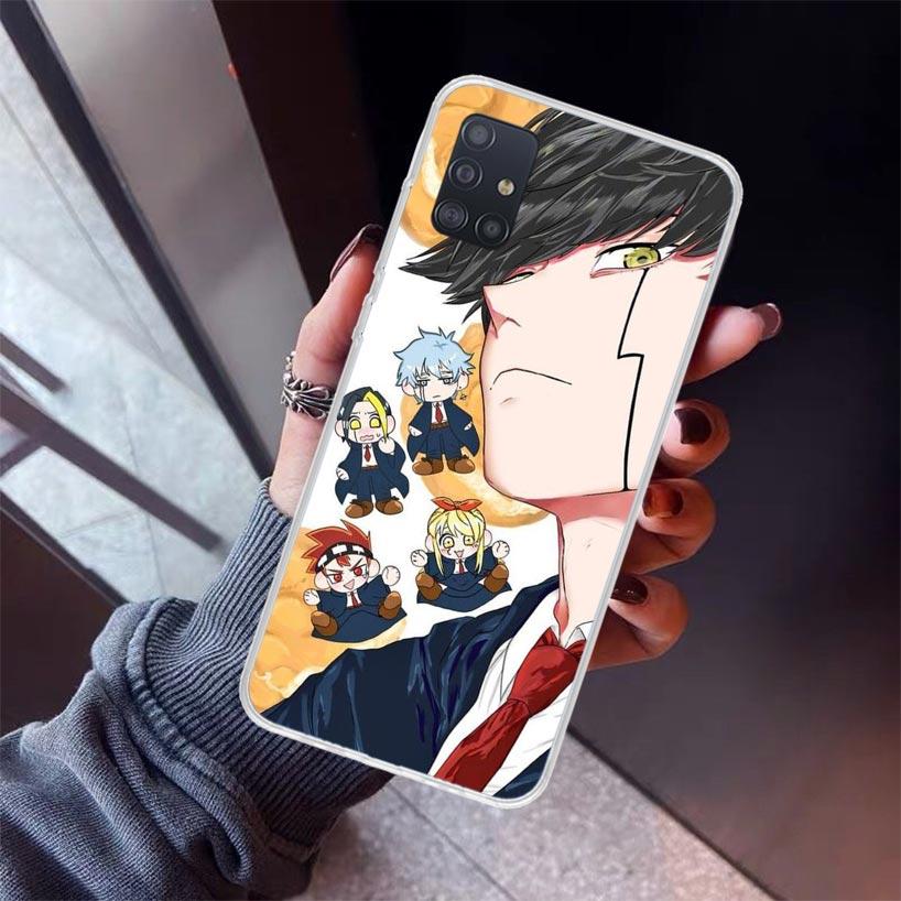 Mashle Magic And Muscles Phone Case For Samsung Galaxy A52 A51 A50S A32 A22 A12 A02S A72 A71 A31 A70 A30S Note 20 Ultra 10 Plus