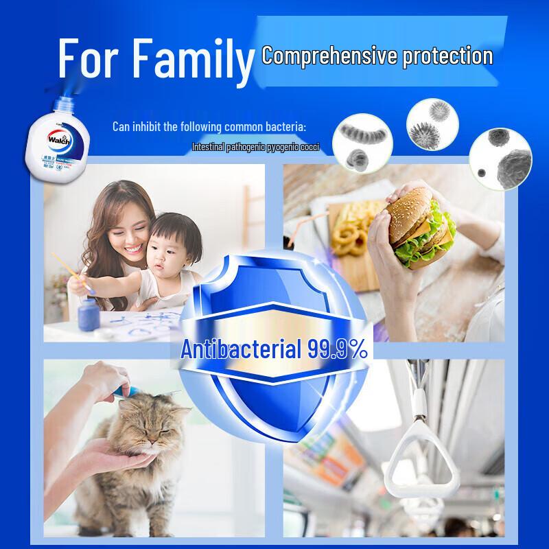 Walch Healthy Antibacterial Hand Soap with Silk Protein, 4 X 525ml