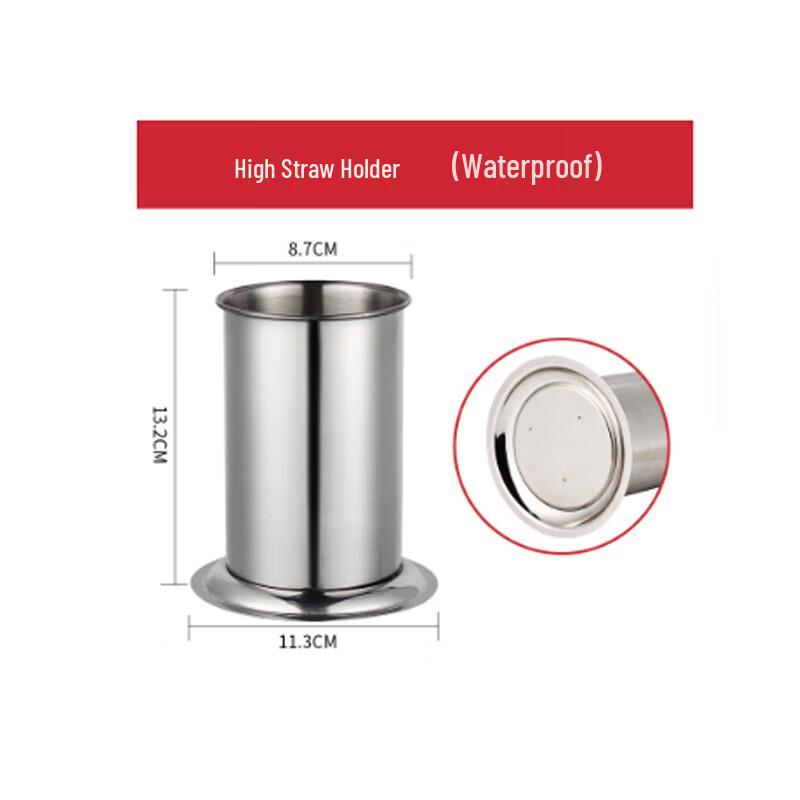 Zhishi 304 Stainless Steel Draining Chopstick Holder Set