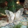 Set of 3 Elegant Butterfly Christmas Ornament Festival Butterfly Hanging Ornament for Christmas Tree Decoration