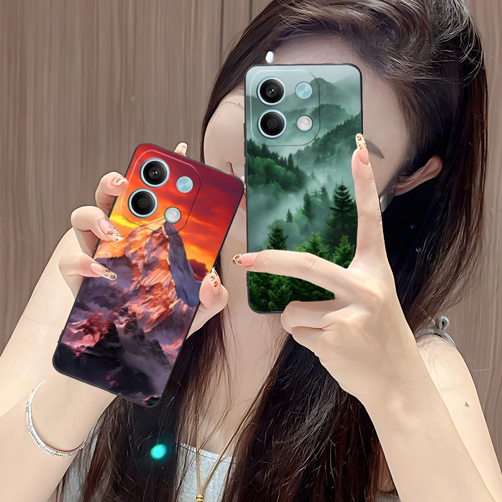 Mountain Forest Mobile Phone Case for POCO F7 F6 F5 F4 F3 F2 Pro GT C75 C71 C65 C61 C40 Pro Ultra Colorful Printing Cover Cover