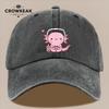 Baseballkappe mit Cartoon-Muster und einem einfach, aber stilvoll gestalteten Salamander für Männer und Frauen Diese Kappe ist perfekt