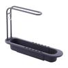 1pc Telescopic Sink Rack Over Sink Holder Organizer Rack Sponge Storage Drain Basket Dish Cloth Hanger For Home Kitchen