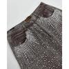Streetwear Shorts Y2K Mens Womens Gothic Hip Hop Rhinestones Sequins Retro Baggy Jeans Denim Gym Shorts High Waist Casual Shorts