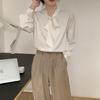 Schicke weiße Langarmbluse Damen Herbst Frühling Bürohemd Schleife Professionell Elegant Chiffon-Top Hohe Qualität