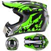 [Free Three-piece Set] Kart Off-road Helmet Electric Motorcycle Helmet Full Helmet for Mountain Downhill Competition