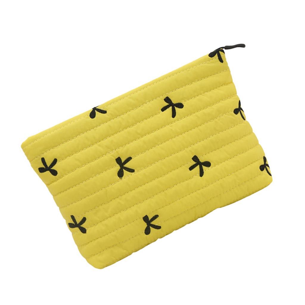 Fashionable Cosmetic Storage Pouch Feminine Bowknot Designs Cosmetic Organizers Storage Bag For Everyday Essentials