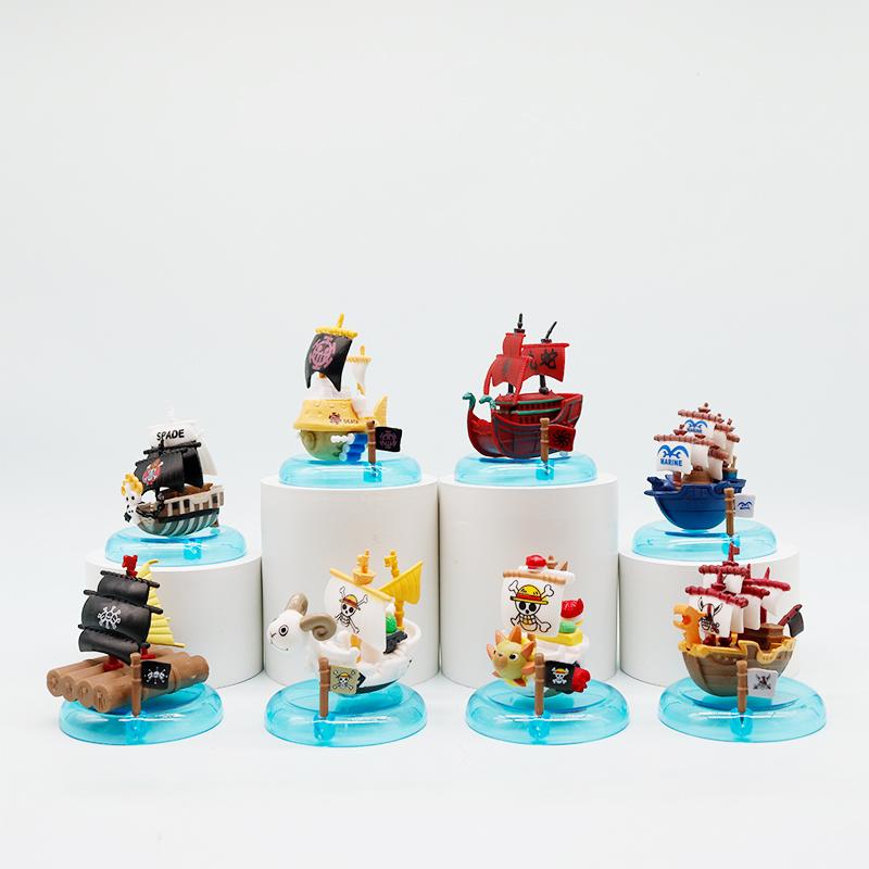 New One Piece Anime Thousand Sunny Pirate Ship Navy Going Merry Boat GK Model Collection Fashion Decor Toys Birthday Gifts