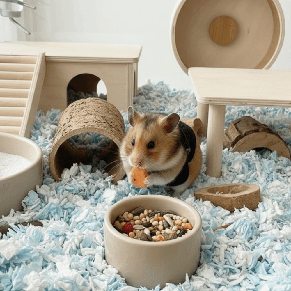 Breathable Hamster Jacket Retro Buckle Pet Apparel Cozy Hamster Vest  Four Seasons