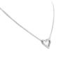 Les Trésors De Lily [L2038] - White 'Love' Silver Necklace