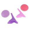 1 set scatola di immagazzinaggio per minzione femminile per orinatoio in silicone da donna all'aperto alzarsi e fare pipì