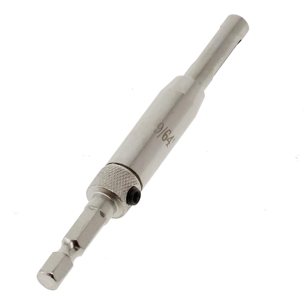 17pcs Self Centering Hinge Drill Bit Set Door Cabinet For Pilot Holes HSS Groove 8*Hinge Drill Bit 8*Drill Bit 1*Hex Wrench