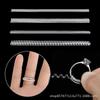 4pcs/Set Ring Size Reducer Tools Spiral Spring Based Rings Adjust Invisible Transparent Tightener Resizing Tool Jewelry Guard