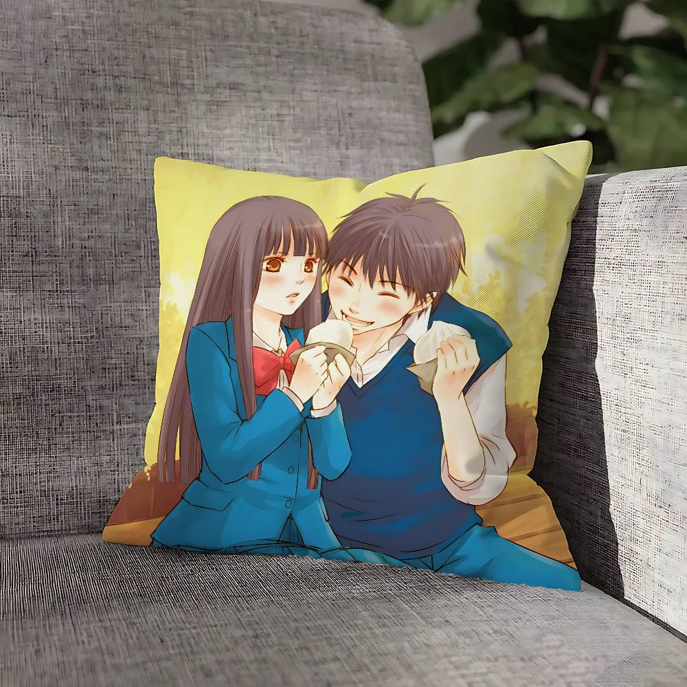 Савако Кадзэхая Kimi ni T-Todoke Наволочка для Декора Дивана Автомобиля Офисного Помещения Чехол для Подушки с Принтом Декорации и Защита 12x12Inch