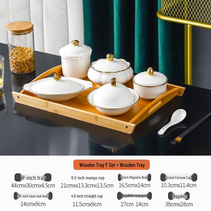 Postpartum Confinement Ceramic Tableware Set