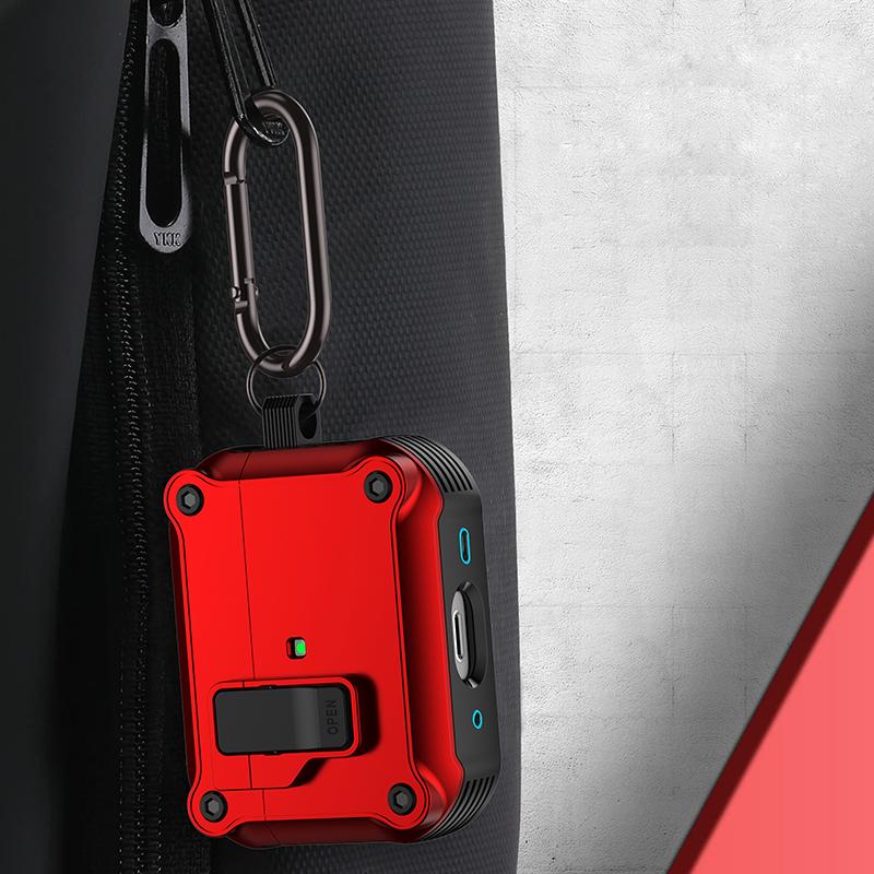Security Lock Cover for AirPods Pro 2 3 Case for AirPods Pro2 Pro 2nd Gen Case Shockproof Cover Air Pods Pro Airpods3 Funda