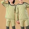 Kids Boys Pajamas Long Sleeve Sleepwear Winter Warm Clothes Set Girls Casual Clothing Suit for 2-18 Years
