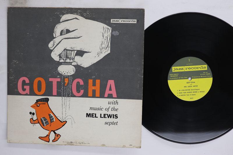 LP Record MEL LEWIS SEPTET Gotcha JR2 Jazz 1957 US Jazz Used