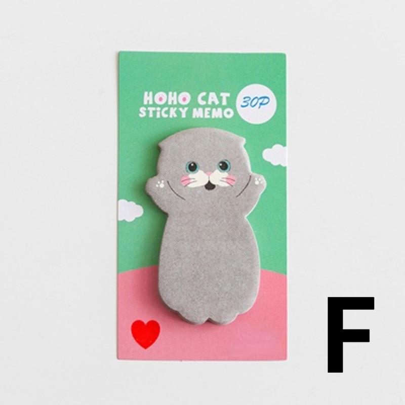 1 db Cute Cat sorozat öntapadós cetlik diáküzenet matrica N Times jegyzettömb Scrapbooking iskolai címke levélpapír