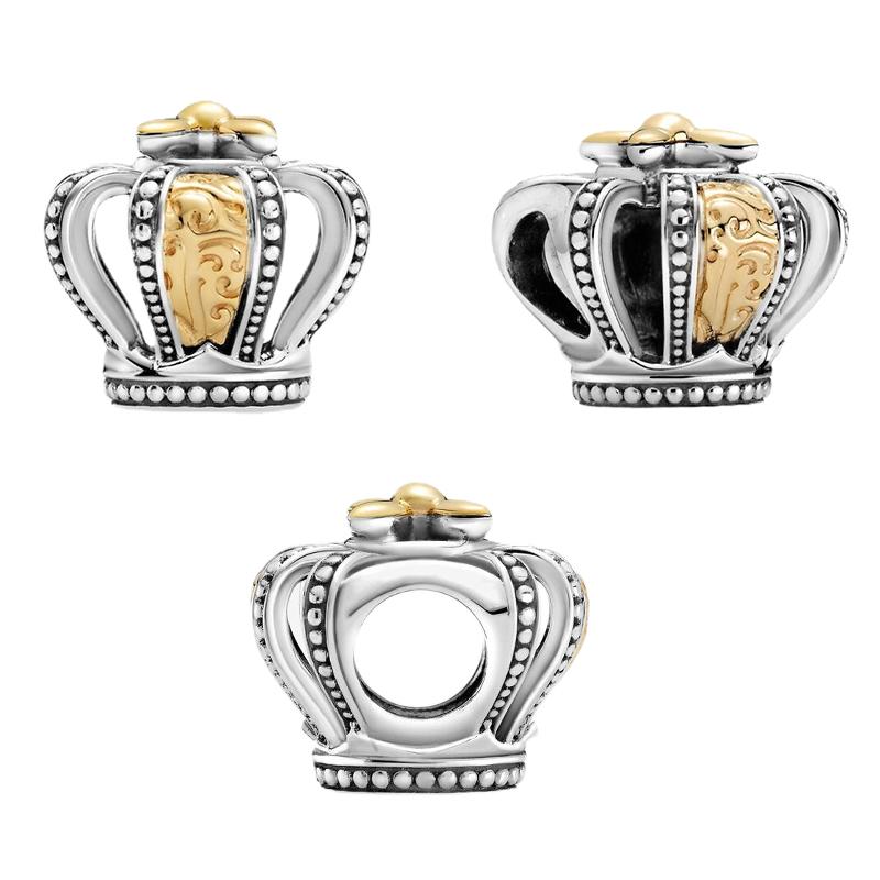 Breloques Compatibles Pour Bracelet DIY Argent 925 Série Jaune Cœur d'Amour Tournesol Lune Chat Breloques Vente Chaude S925 Fabrication de Bijoux DIY