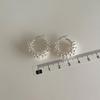 Korean Retro Metal Ball Ear Cuff Earrings for Women - Unique, Versatile, and Stylish Design