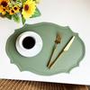 Nordic Retro Faux Leather Placemat: Waterproof, Oil-Proof, Insulated, Anti-Scald Table Mat for Household Use