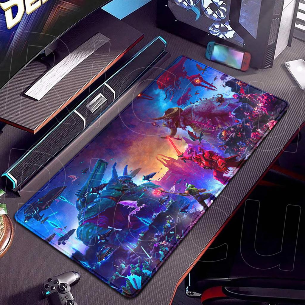 PC-Zubehör 400x900mm Schreibtischmatte Beliebte Spiele D-Doom Mauspads Großes Gaming-Mauspad LockEdge Computer Tastatur Tisch Schreibtischmatte