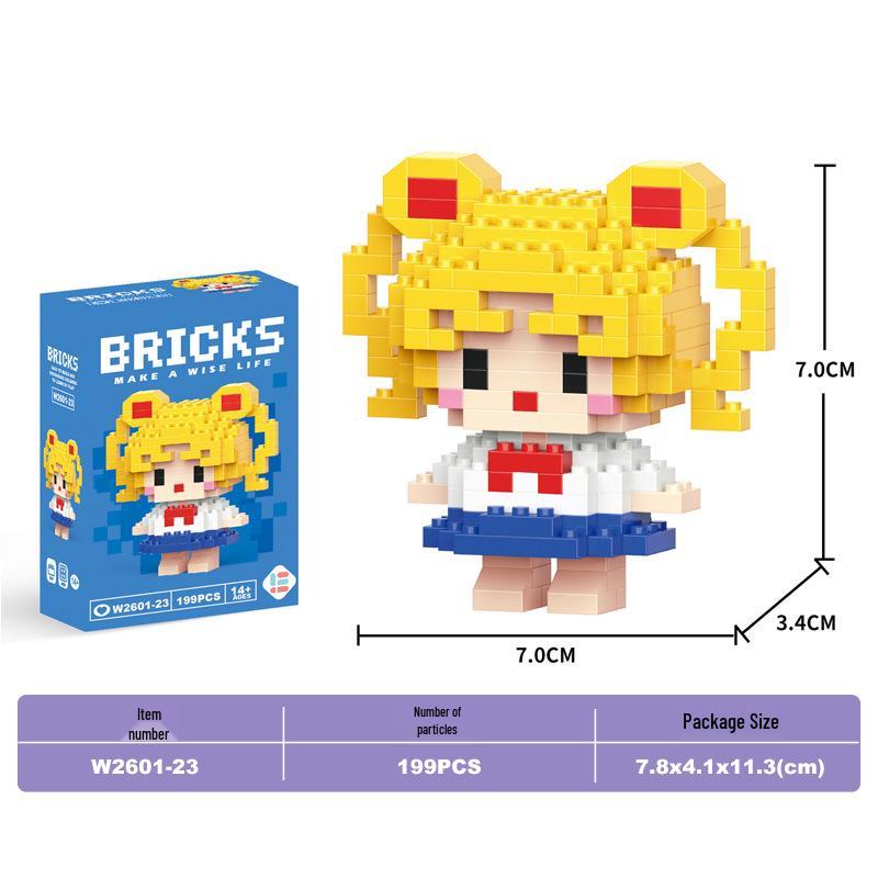 Santa Claus Micro Bricks Educational Toy - Compatible with LEGO, Building Blocks for Kids